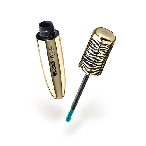 just cavalli x kiko milano maxi-mod mascara rebel edition - 01 Wild Green
