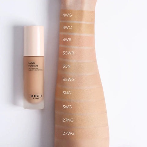 love fusion 24h moisture radiant foundation - 2.7WG Warm Gold