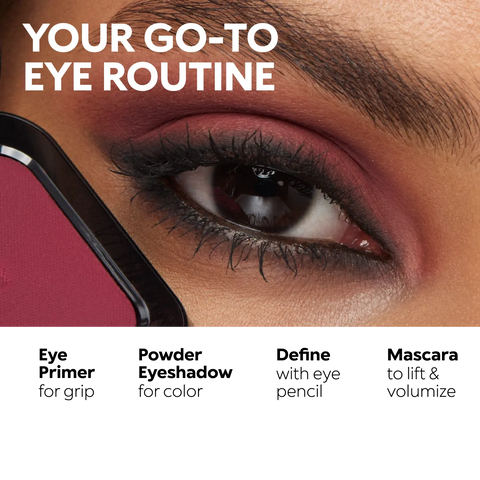 high pigment eyeshadow - 27 Matte Brown Mahogany