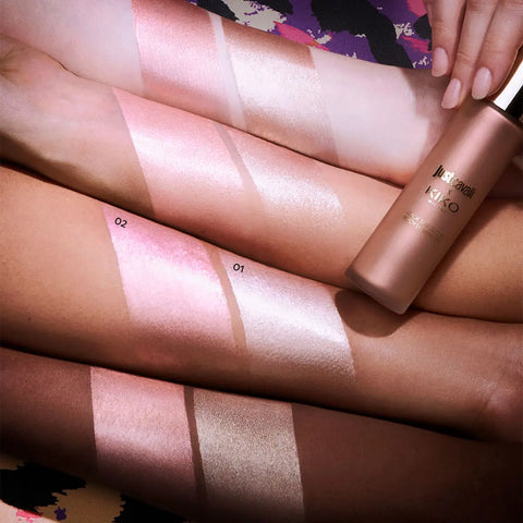 just cavalli x kiko milano lock the glow body luminizer - 01 Spotlight Shine