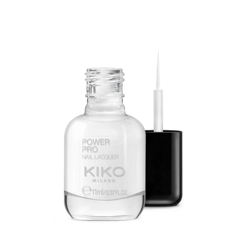 power pro nail lacquer - 02 French White - thin brush
