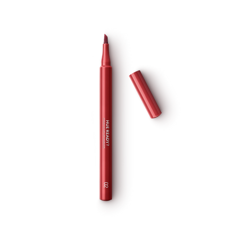 hue ready? stain' alive lip marker - 02 Brick The Rules