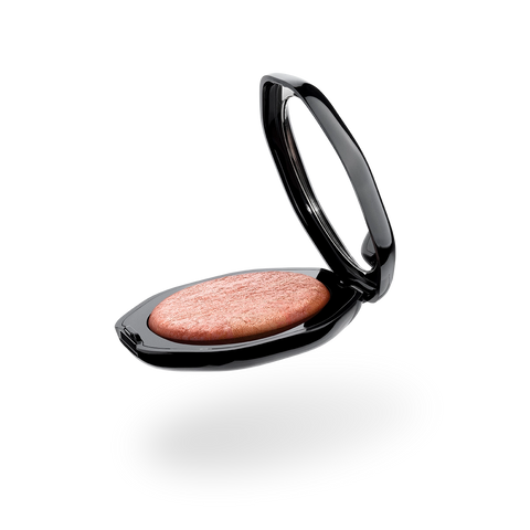 just cavalli x kiko milano fusion glow blush - 01 Sunlit Mocha