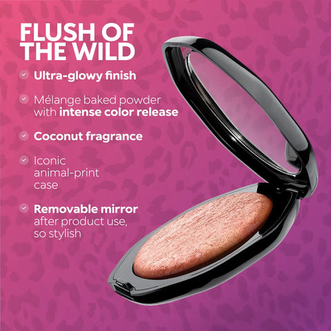 just cavalli x kiko milano fusion glow blush - 02 Mauve Your Passion