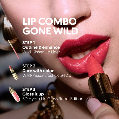 just cavalli x kiko milano 3d hydra lip gloss rebel edition - 04 Mirage Beat