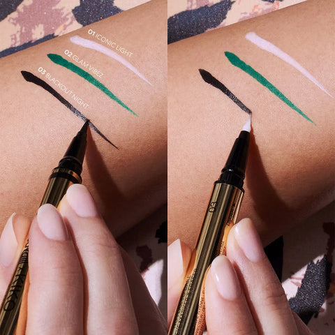 just cavalli x kiko milano no fear to dare eyemarker & eraser - 01 Iconic Light