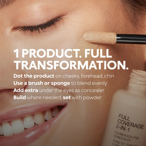 full coverage 2-in-1 foundation & concealer - N01 Neutral 01