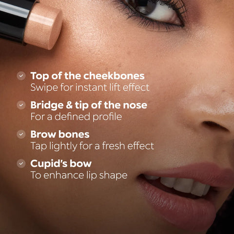 radiant touch creamy stick highlighter - 100 Gold