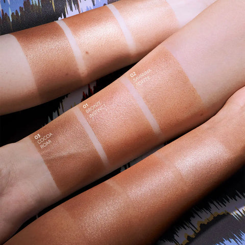 just cavalli x kiko milano party glam lumi-bronzer - 02 Savanna Toffee